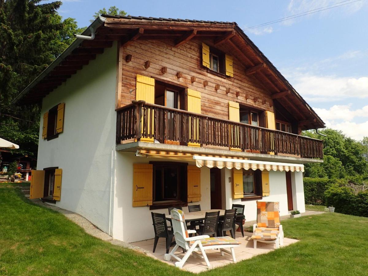 Vila Chalet Le Muguet Ovronnaz Exteriér fotografie