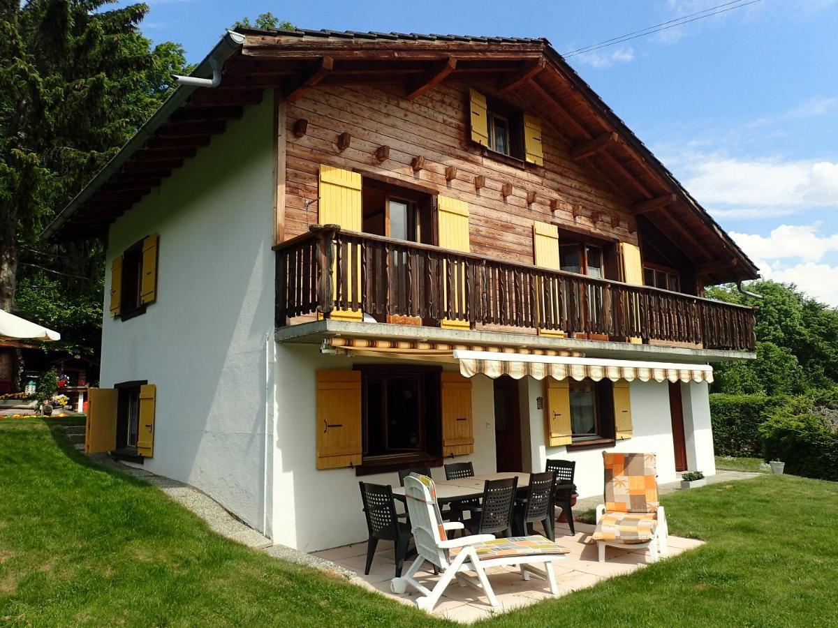 Vila Chalet Le Muguet Ovronnaz Exteriér fotografie