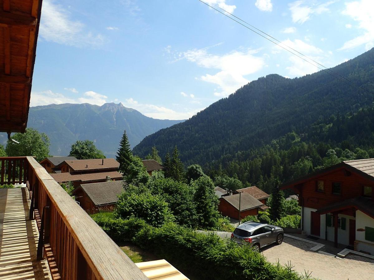 Vila Chalet Le Muguet Ovronnaz Exteriér fotografie
