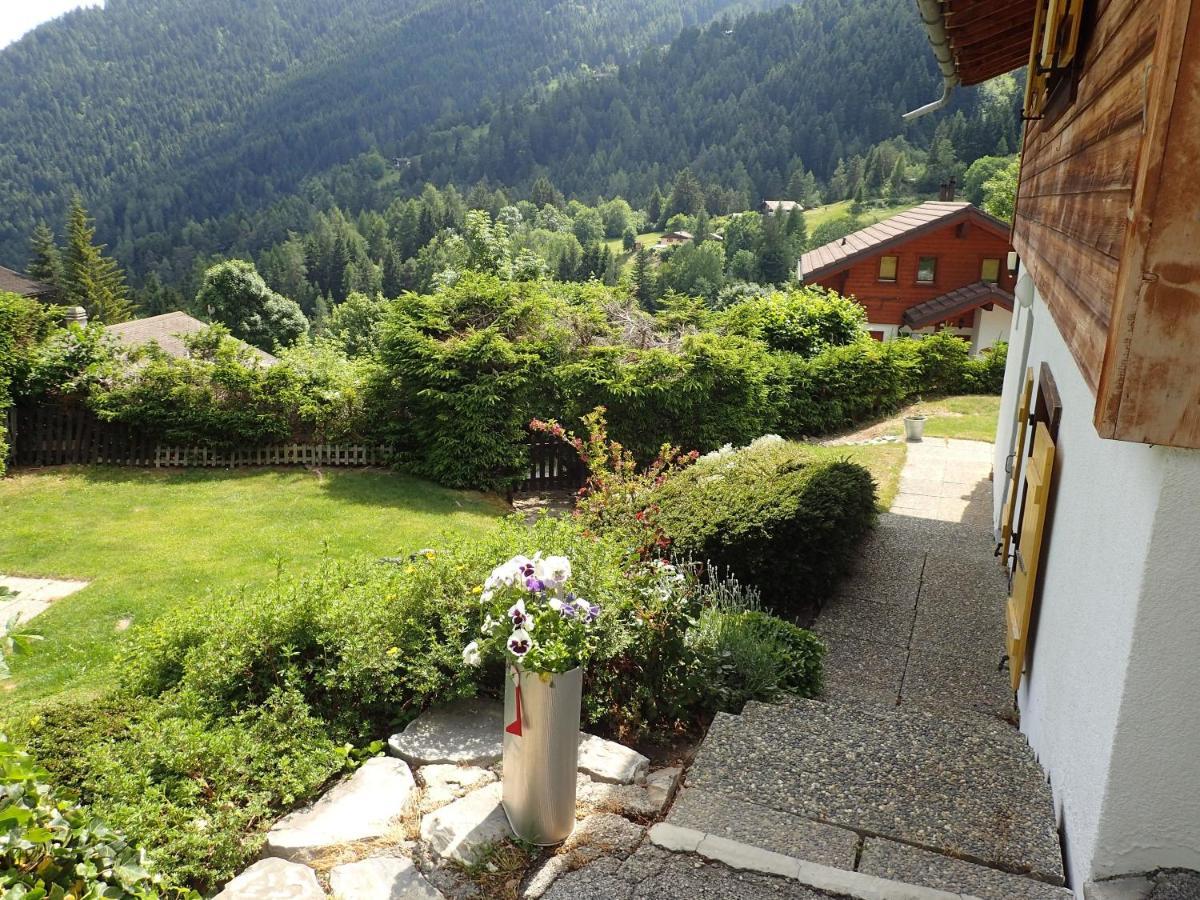 Vila Chalet Le Muguet Ovronnaz Exteriér fotografie